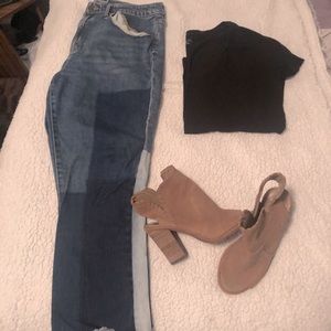 Universal Thread Color Block Jeans